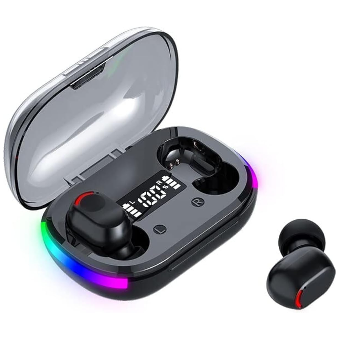 HiFi Digital LED Display Stereo Gaming In Ear Bluetooth Earbuds