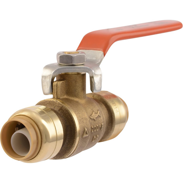 SharkBite 1/2" Brass Push-To-Connect Ball Valves