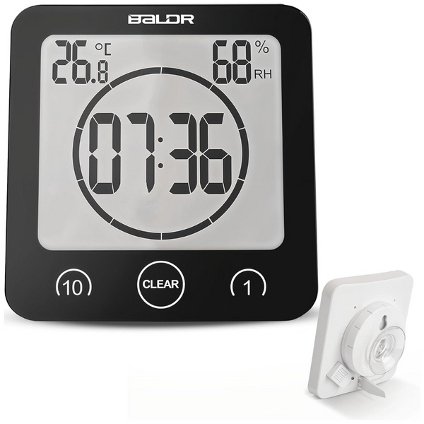 Baldr Digital Shower Clock with Timer