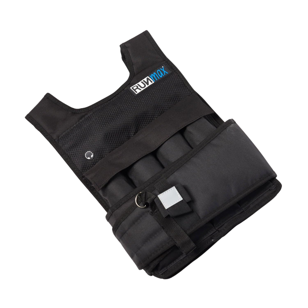 RUNmax Unisex 20LBS Adjustable Weighted Vest W/ Shoulder Pads