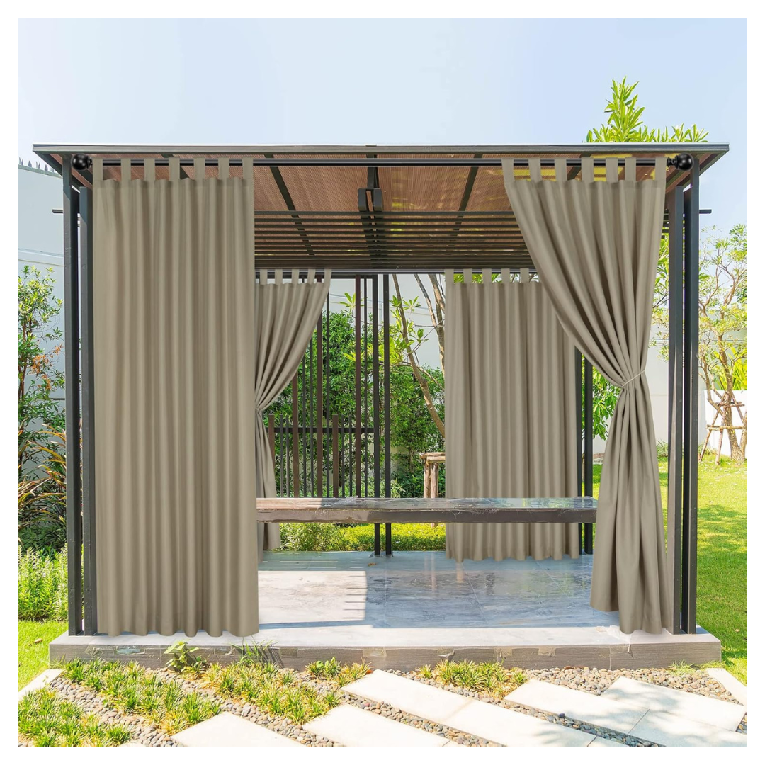 Weatherproof Waterproof Outdoor Curtains For Patio