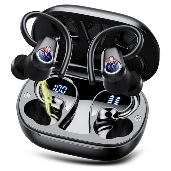 5.3 IP7 Waterproof Bluetooth HD Stereo Noise Cancelling Earbuds 50H