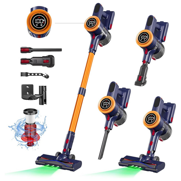 2200mAh 6-in-1 Cordless Lightweight Handheld Stick Vacuum Cleaner