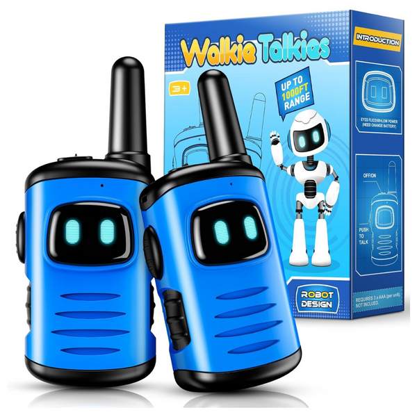 2-Pack Comedyfun Mini Robots Walkies Talkies