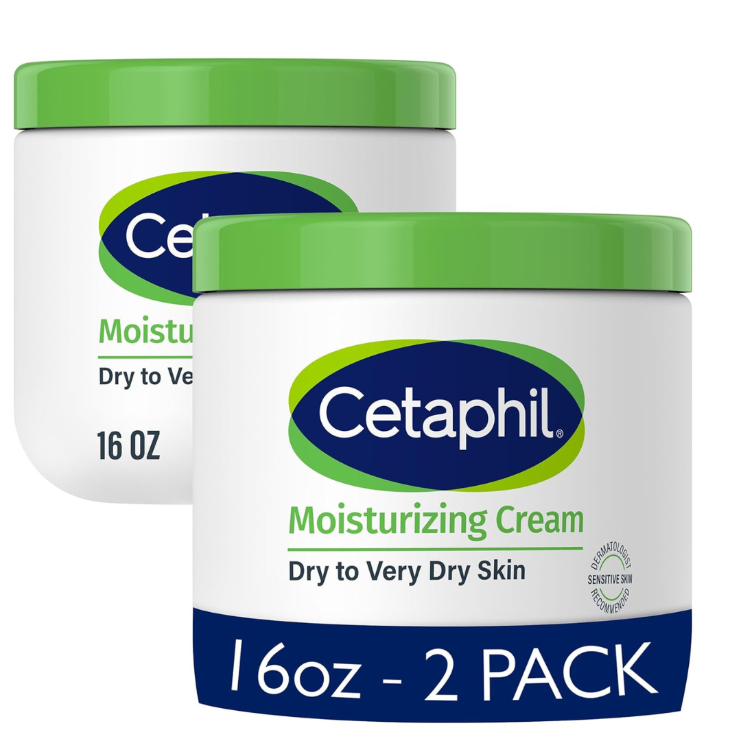 2-Pack 16-Oz Cetaphil Face & Body Hydrating Moisturizing Cream