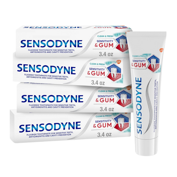 4-Count Sensodyne Sensitivity & Gum Sensitive Toothpaste