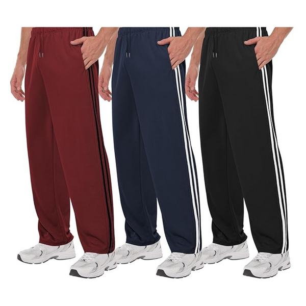 3 Pack Men's Mesh Athletic Sweatpants