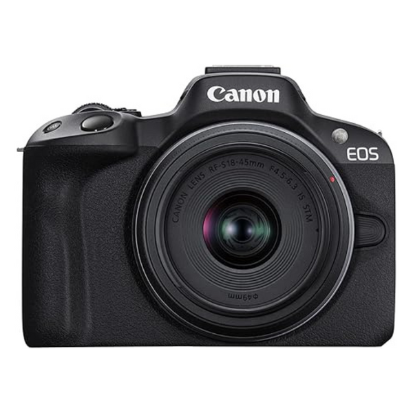 Canon EOS R50 24.2MP 4K Mirrorless Camera With 18-45mm Lens