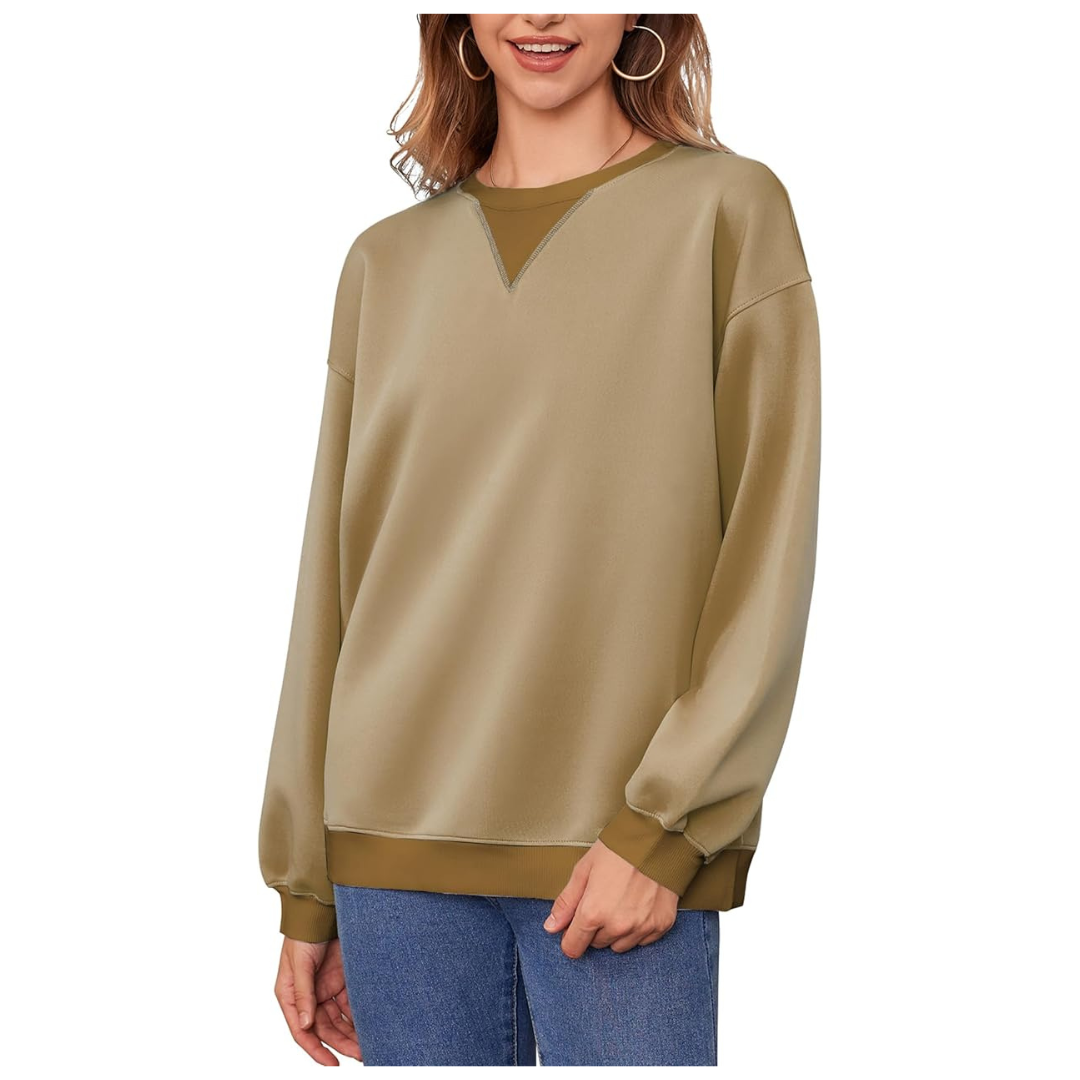 Women's Long Sleeve Color Block Sweatshirts (Various)