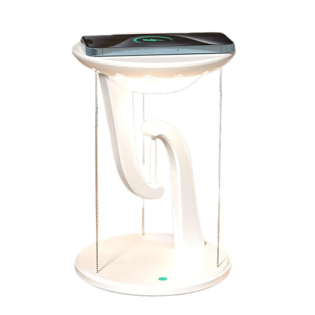 Anti-Gravity Wireless Charger LED Lamp Night Light