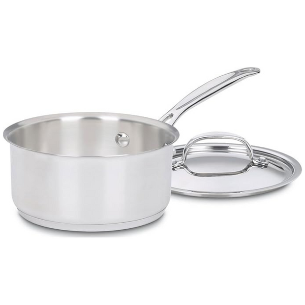 Cuisinart 1 Quart Chef's Classic Cookware Saucepan With Cover