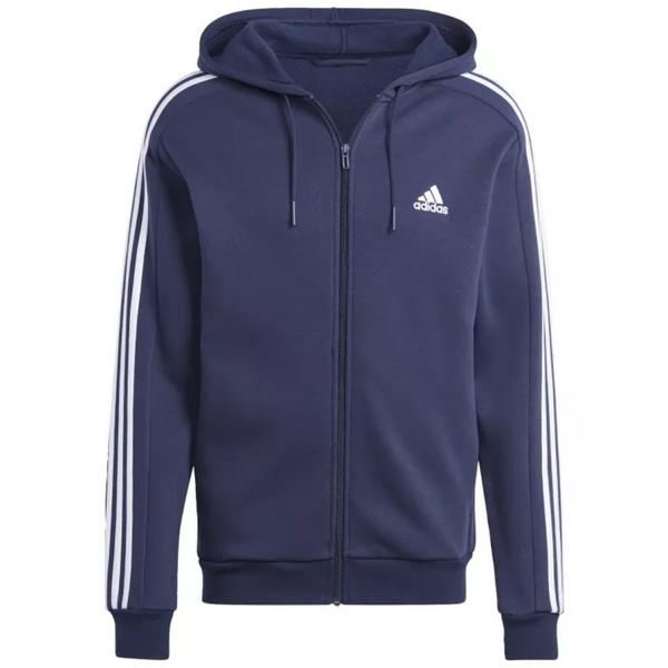 Adidas Men's Essentials Fleece 3-Stripes Full-Zip Hoodie (Select Sizes)