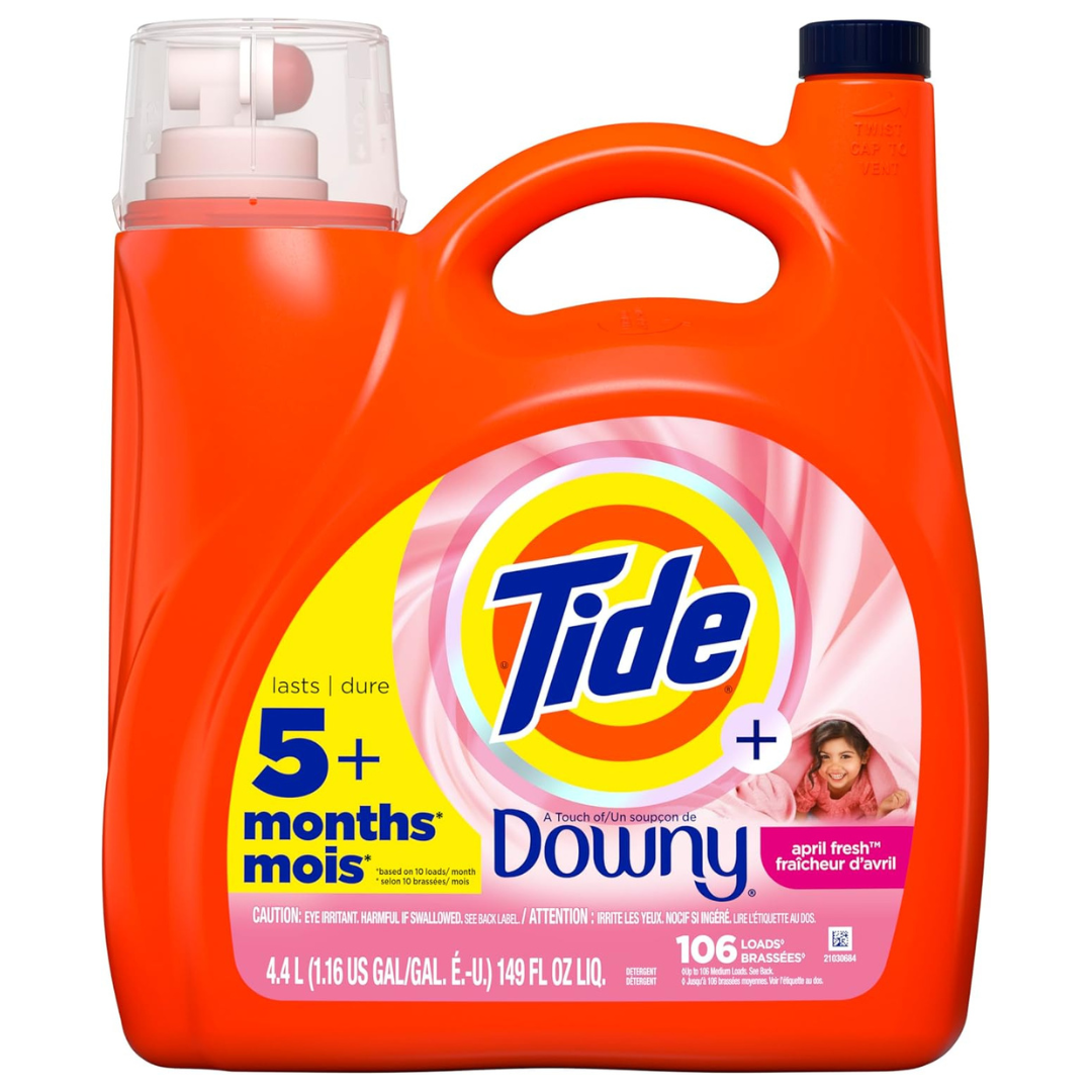 149 Fl Oz Tide Plus A Touch Of Downy Liquid Laundry Detergent