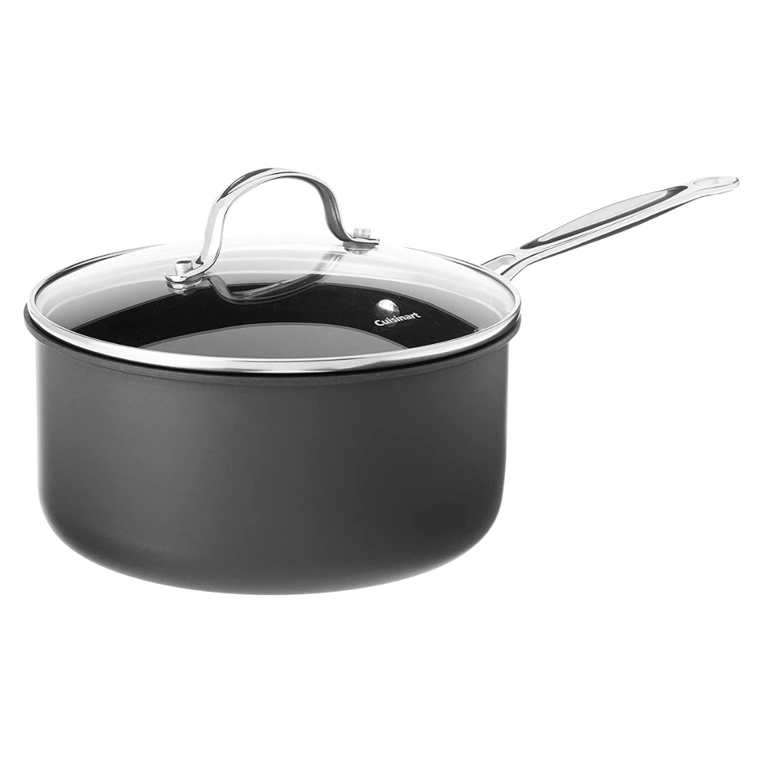 2-Pack Cuisinart Chef's Classic 3-Quart Nonstick Hard Anodized Saucepan