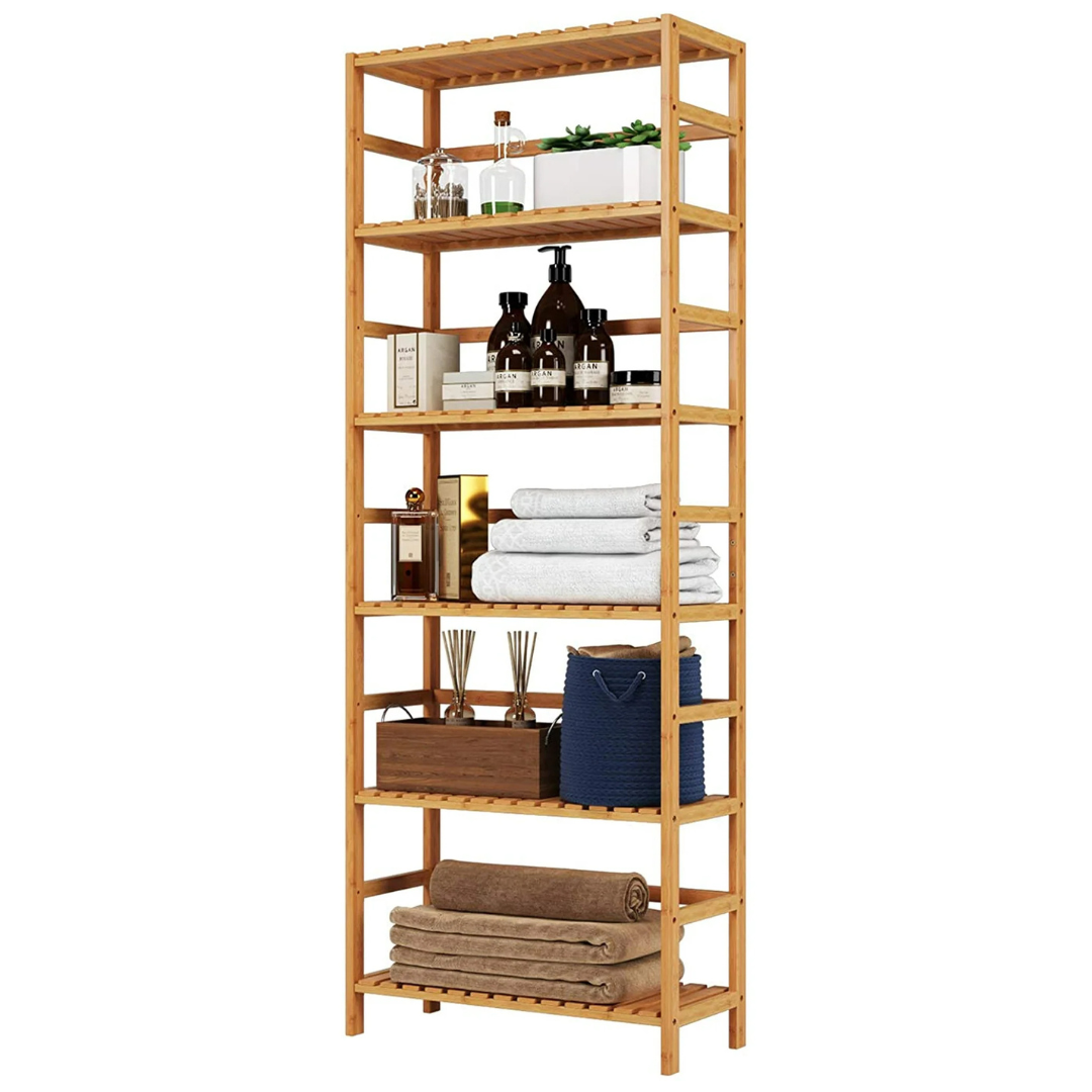 Homfa 6 Tier Bamboo Storage Shelf