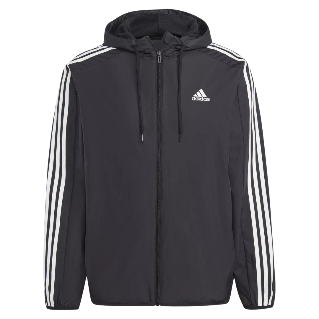 Adidas Men's Essentials Woven 3-Stripes Windbreaker