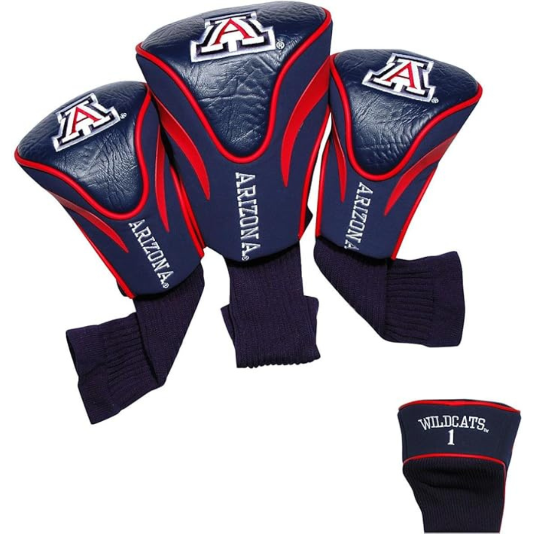 3-Pack Team Golf NCAA Arizona Wildcats Contour Golf Club Headcovers