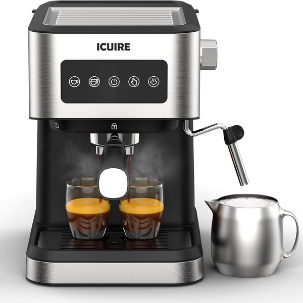 ICUIRE 20 Bar 1.5L Water Tank Coffee Maker Espresso Machine