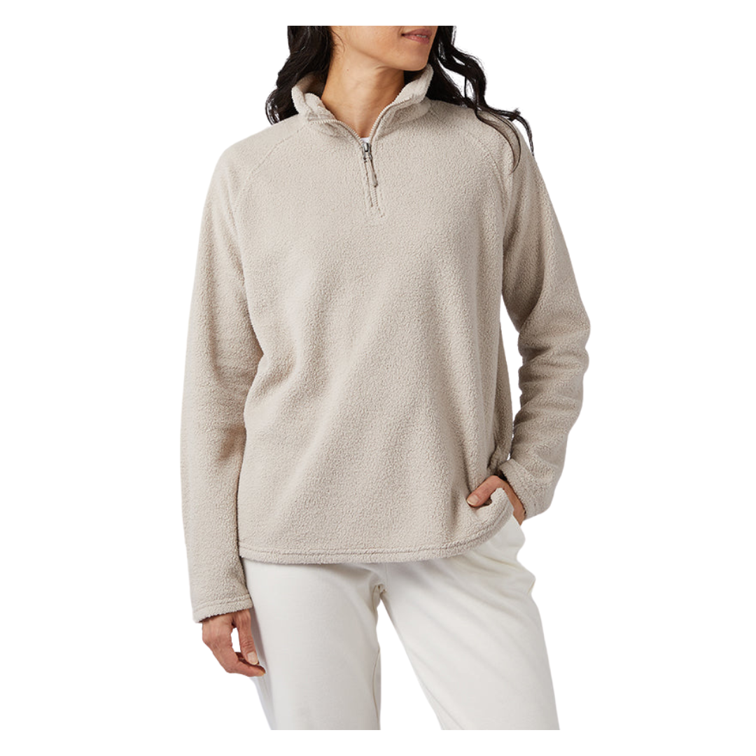 32 Degrees Women's Shorthair Sherpa 1/4 Zip Top (4 Colors)