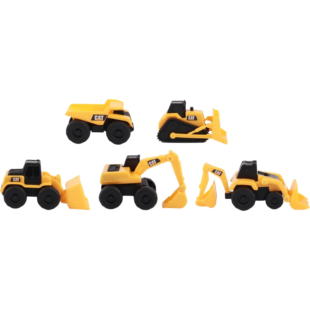 5-Pack Cat Construction Little Machines Great Cake Toppers