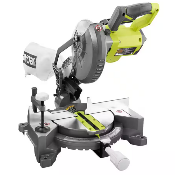 Ryobi One+ 18V Cordless 7-1/4" Compound Miter Saw (Tool Only)