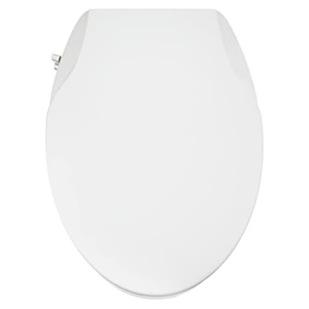 Amazon Basics Elongated Slow Close Oval Nonelectrical Bidet Toilet Seat