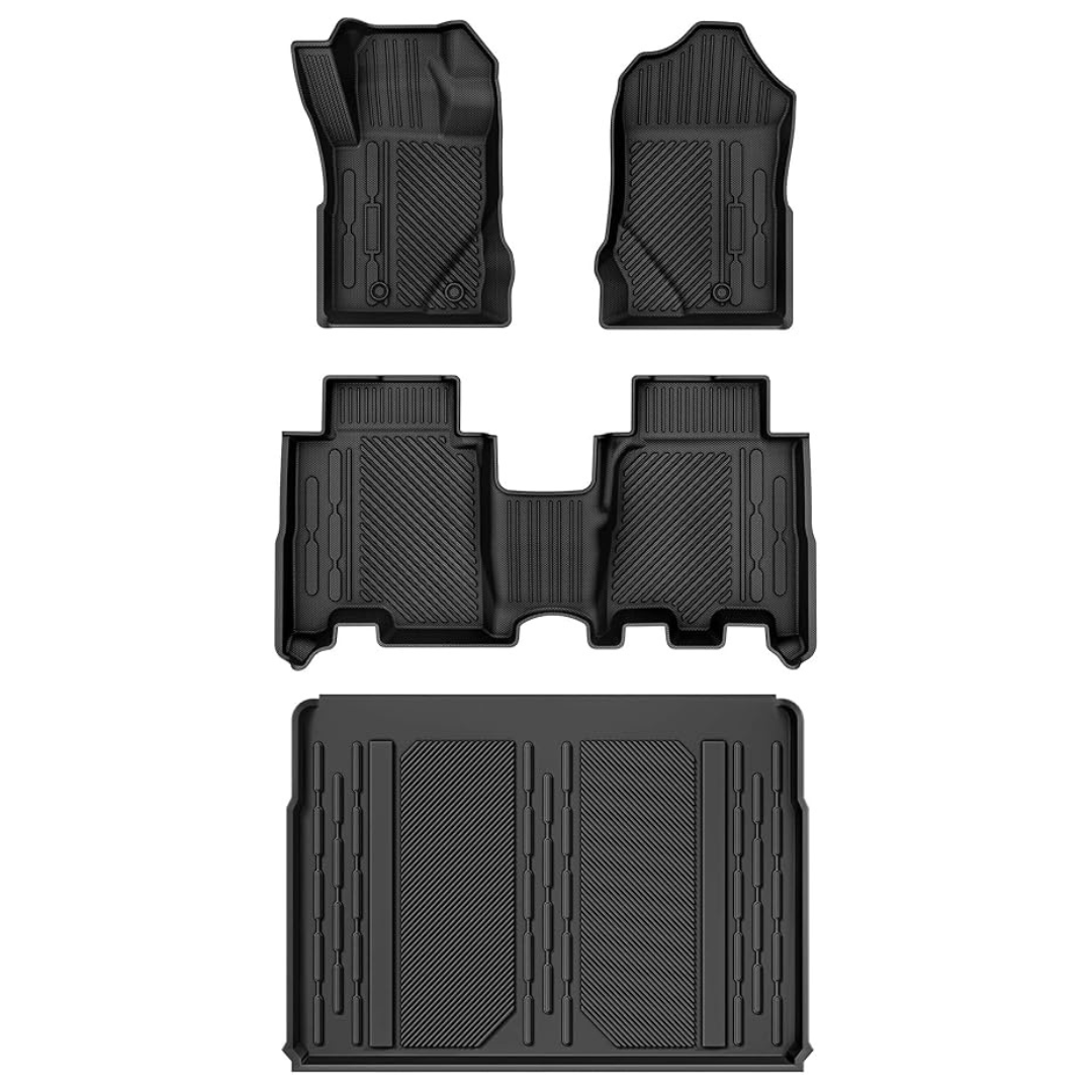 Autosaver88 Floor Mats & Cargo Mat Fit For Ford Bronco 4 Door