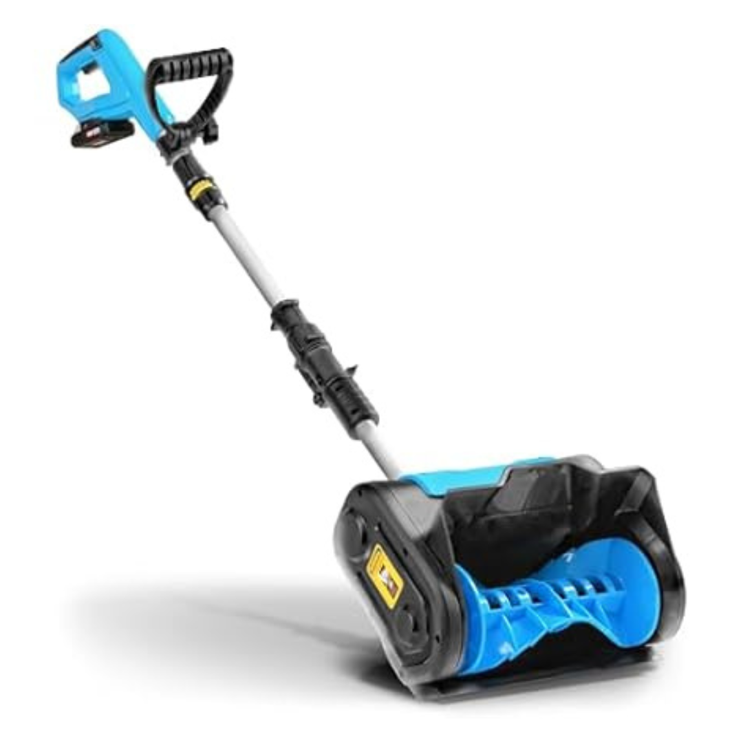 AlphaWorks Lightweight Electric Snow Thrower Shovel W/ Removable Battery