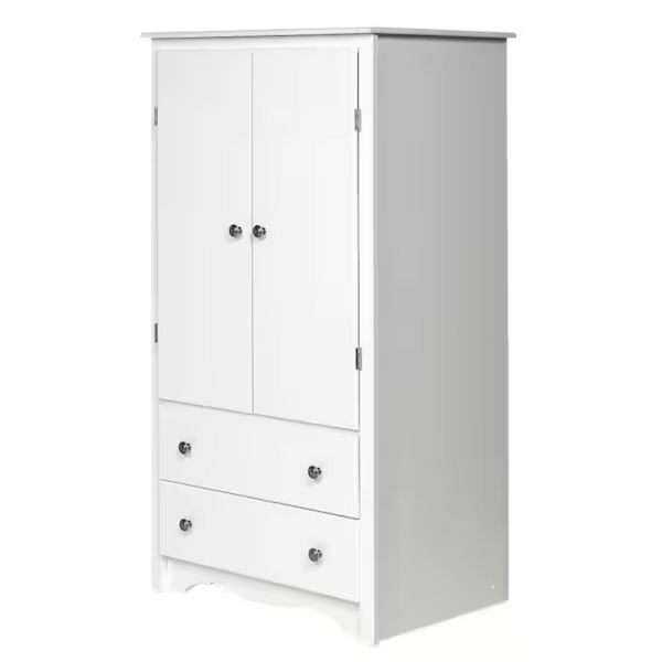 Sonoma White Engineered Wood 31.5: Armoire Dresser