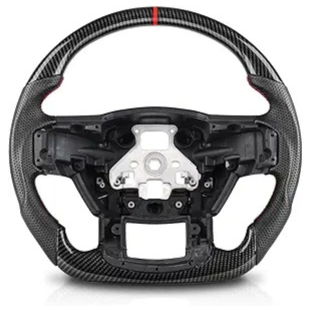 Fitolizaa Hydro Dip Carbon Fiber Steering Wheel With Paddle Shifters