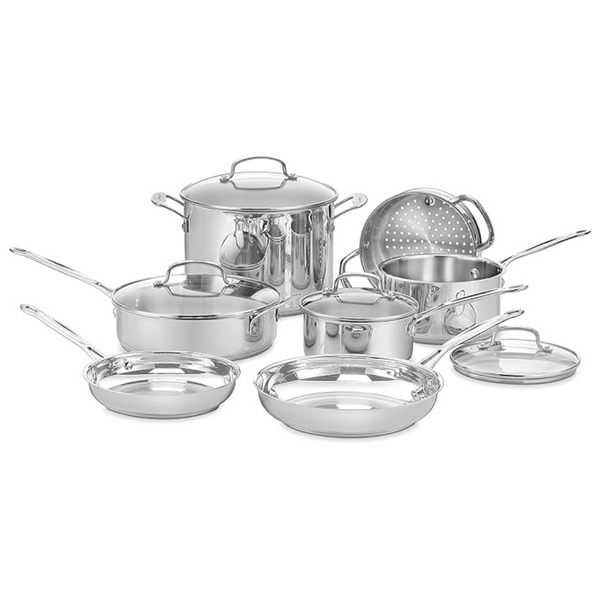 Cuisinart Chef’s Classic Stainless Steel Collection 11-Piece Cookware Set