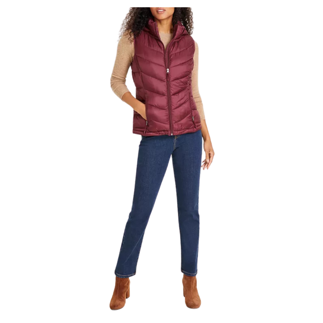 Charter Club Women's Packable Hooded Puffer Vest (Various)