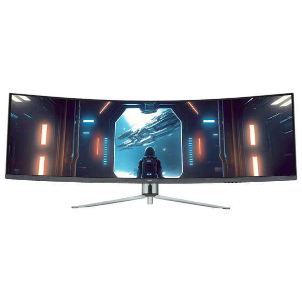 Onn. 49" Curved Dual FHD 144Hz 1ms Gaming Monitor (100133225)