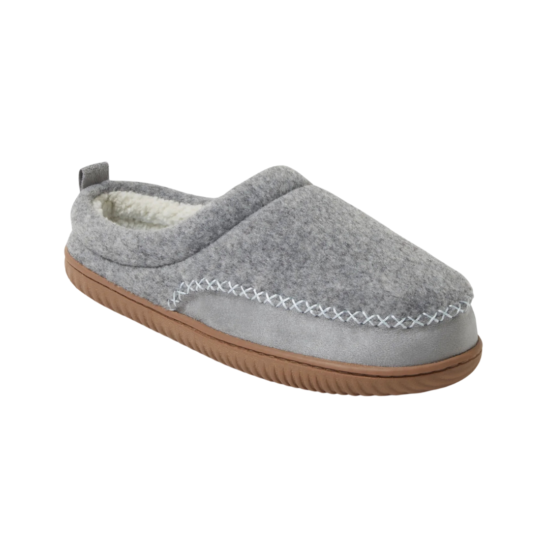 Dearfoams Cozy Comfort Women's Mixed Material Clog Slippers