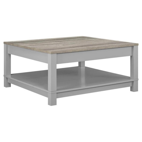 Ameriwood Home Carver Coffee Table (17"H x 35"W x 35"D)