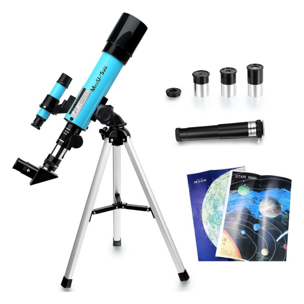 MaxUSee F360X50mm Astronomy Beginners Refractor Telescope