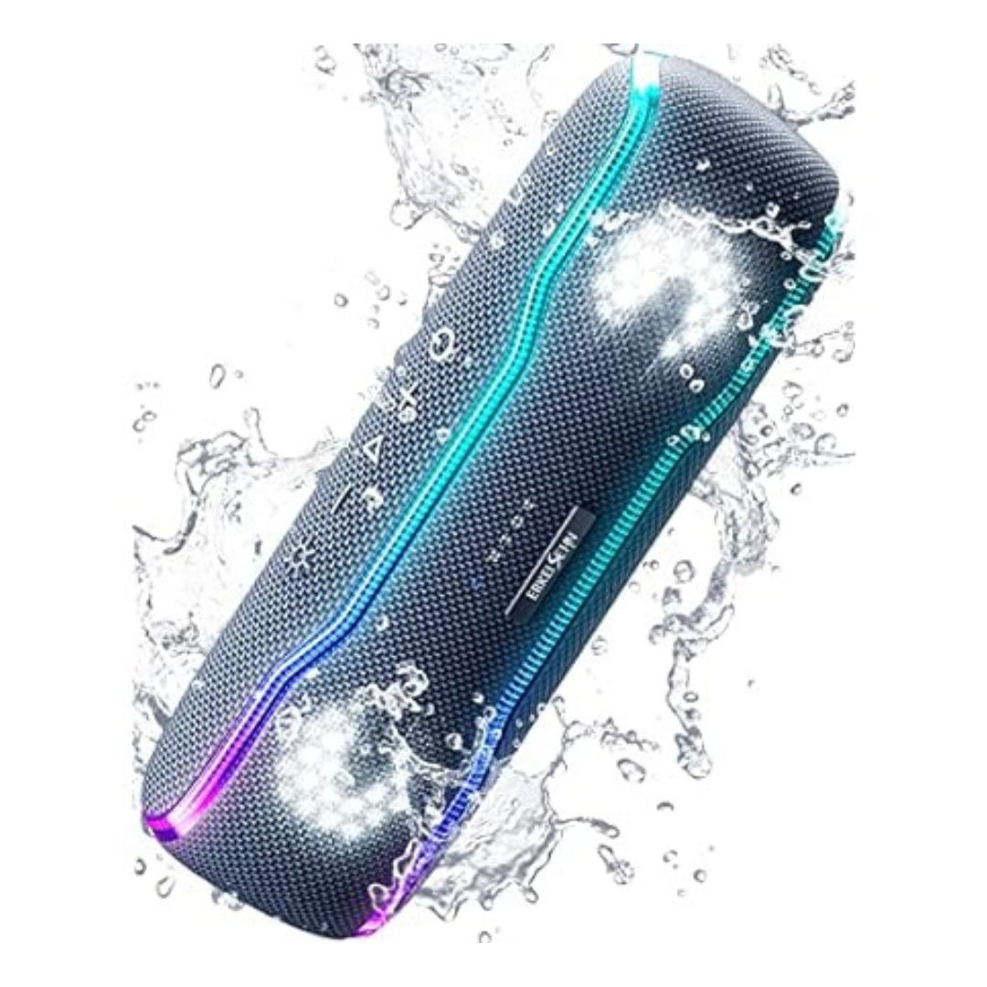 IPX7 Waterproof Portable Bluetooth Speaker With Colorful Lights