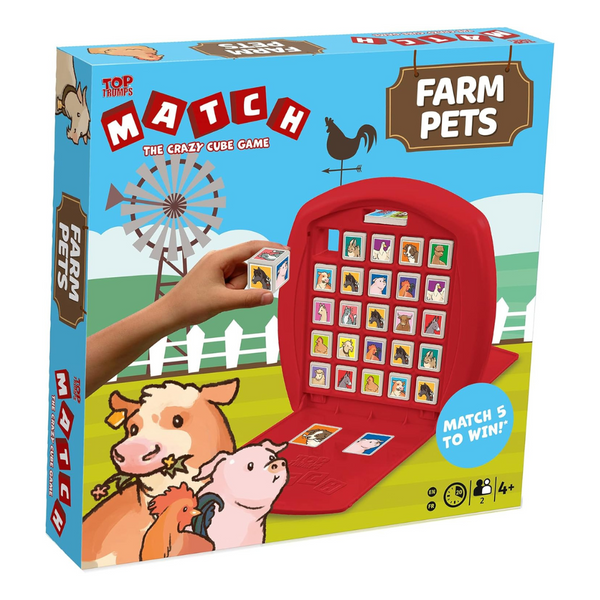 Top Trumps Match Game Farm Pets Family Board Games