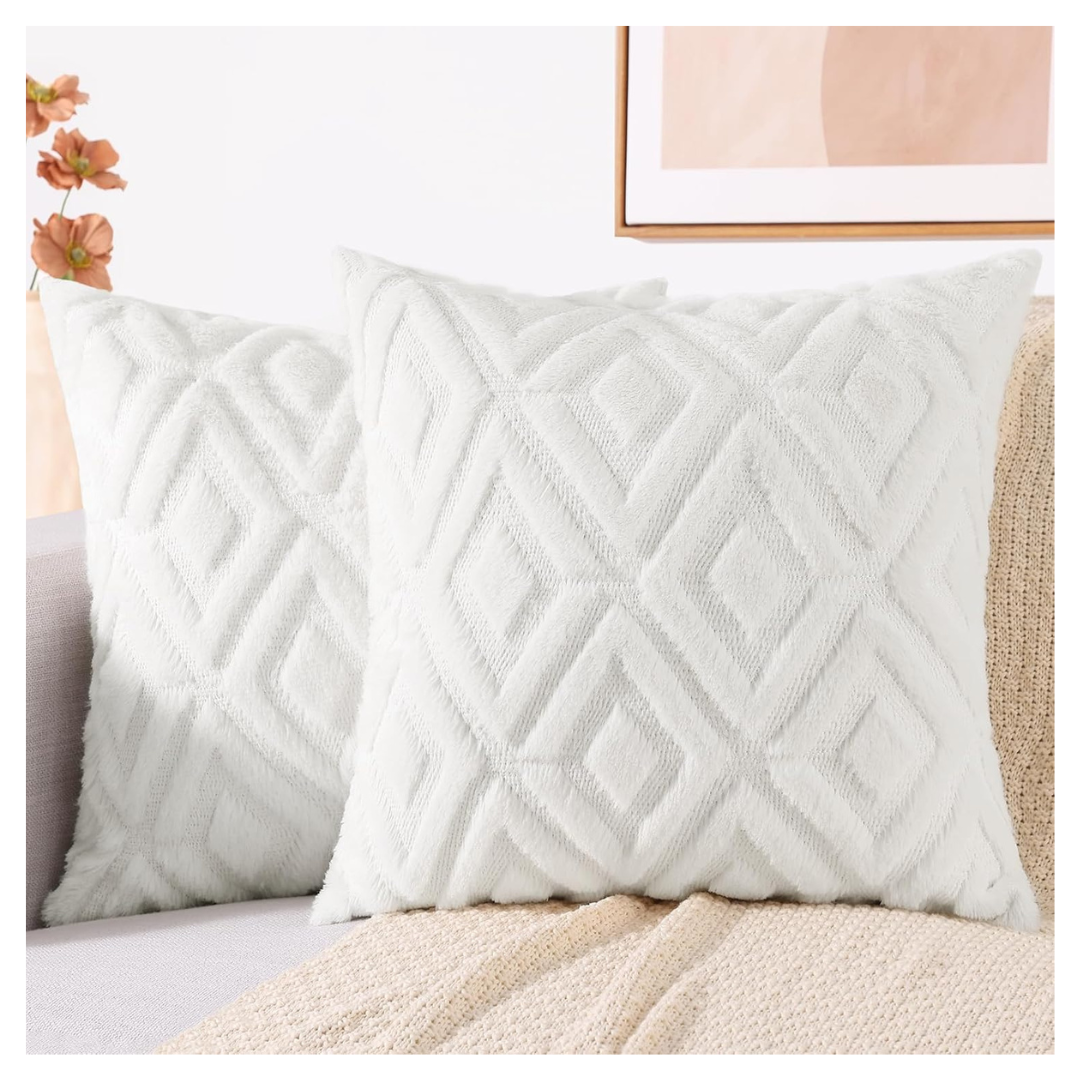 2-Pack 18" x 18" Spring Couch Throw Pillow Covers