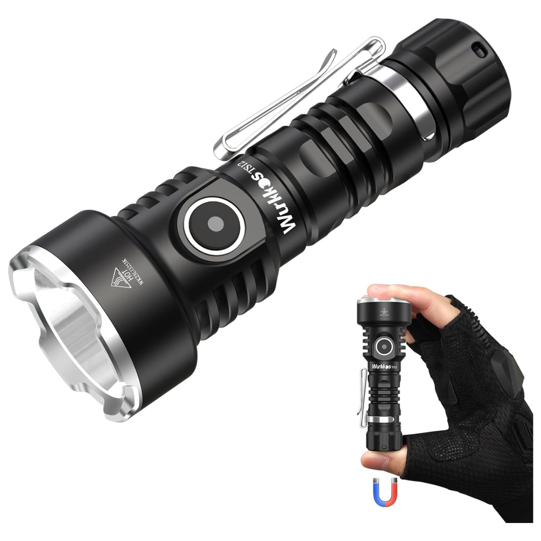 Wurkkos TS12 1350 Lumens Mini Rechargeable LED Flashlight