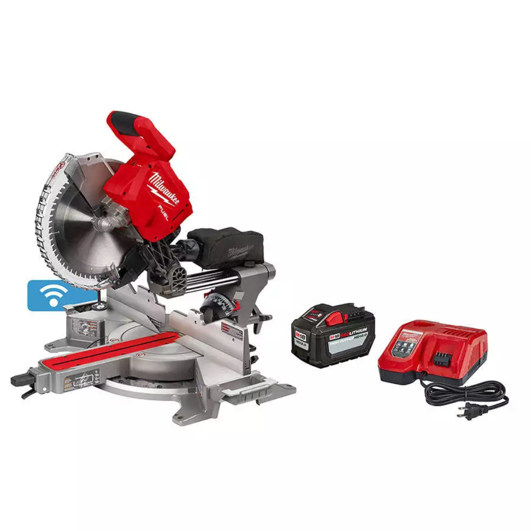 Milwaukee 2739-21HD M18 FUEL Li-Ion 12 in. Sliding Miter Saw Kit