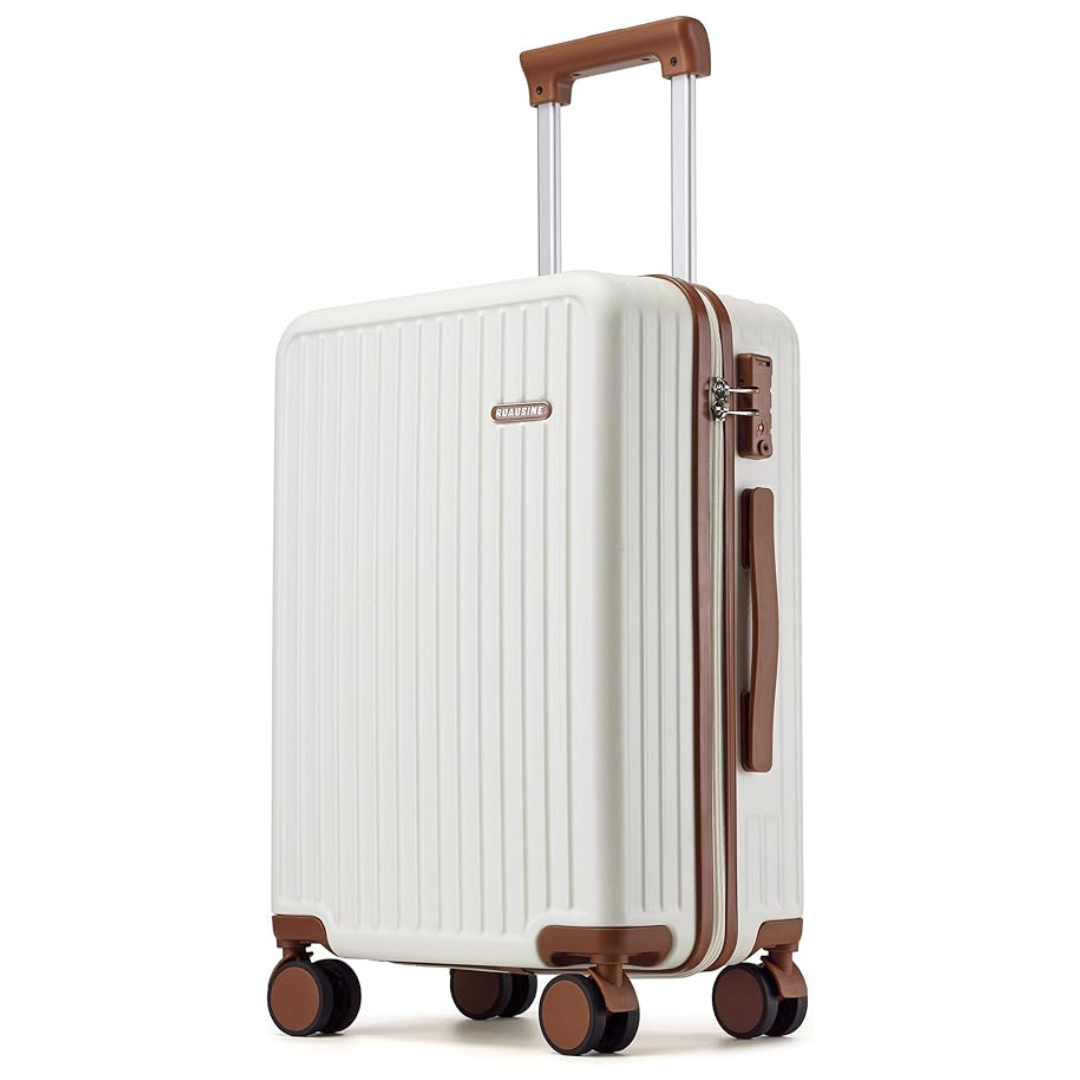 Ruausine Hard Side Airline Approved Carry-On Suitcase