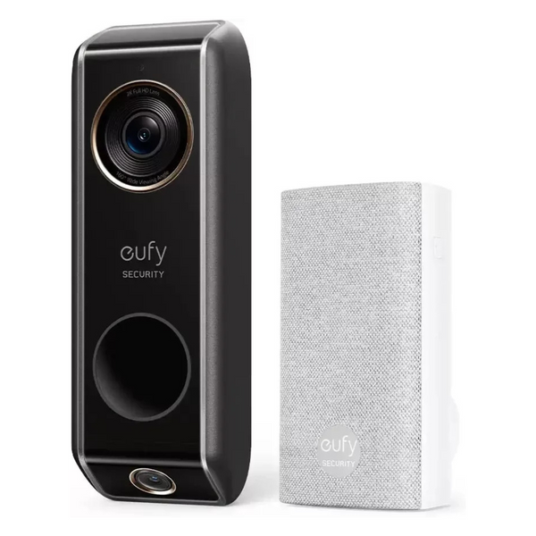 Eufy Security Wired Dual Camera Video Doorbell With Chime [Certified Refurb]