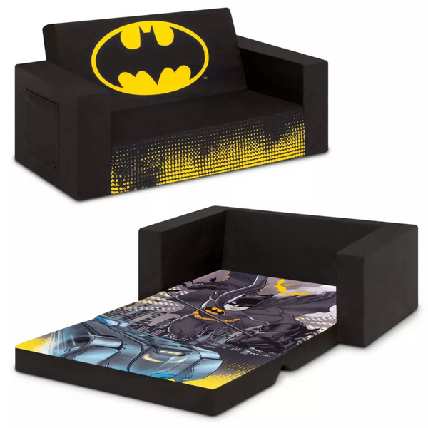 DC Comics 2-In-1 Convertible Batman Cozee Flip-Out Sofa