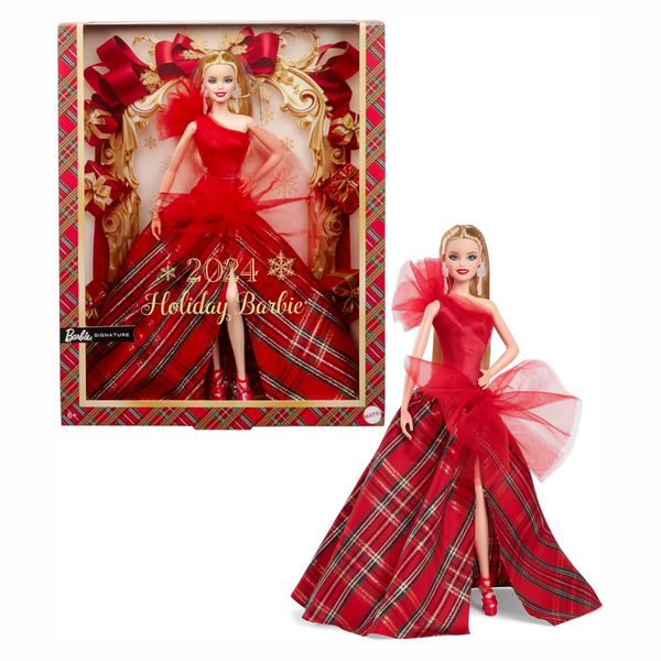 Barbie Signature Doll 2024 Holiday Blonde Fashion Doll