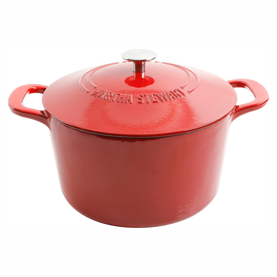 Martha Stewart Gatwick 7Qt Enamel Cast Iron Dutch Oven