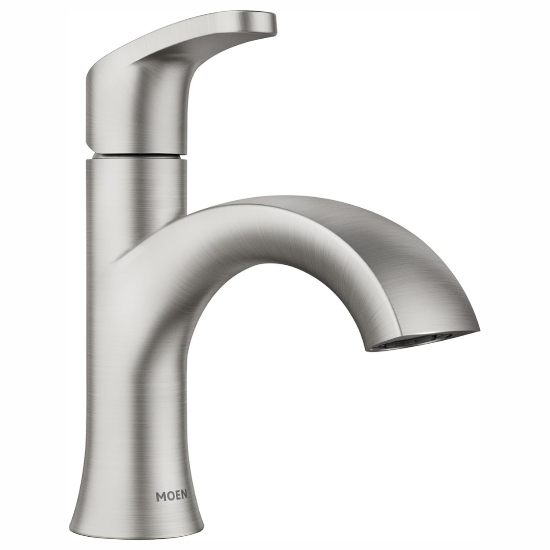 Moen Karis Spot Resist Brushed Nickel One-Handle Lavatory Faucet