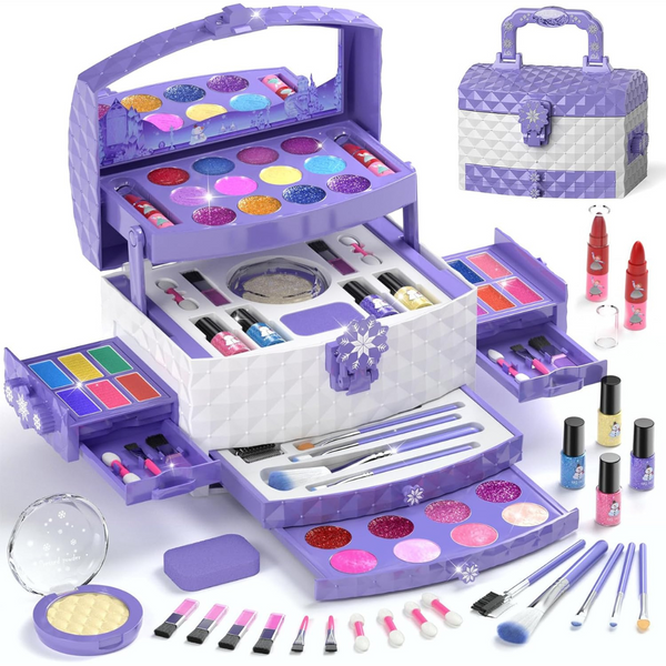 56-Pieces Kids Washable Non-Toxic Makeup Set