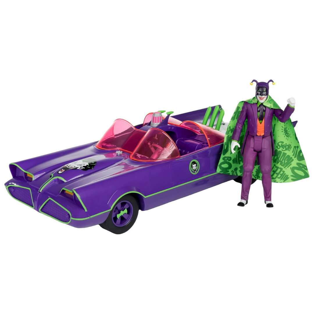 McFarlane Toys Gold Label DC Retro Batmobile & The Joker