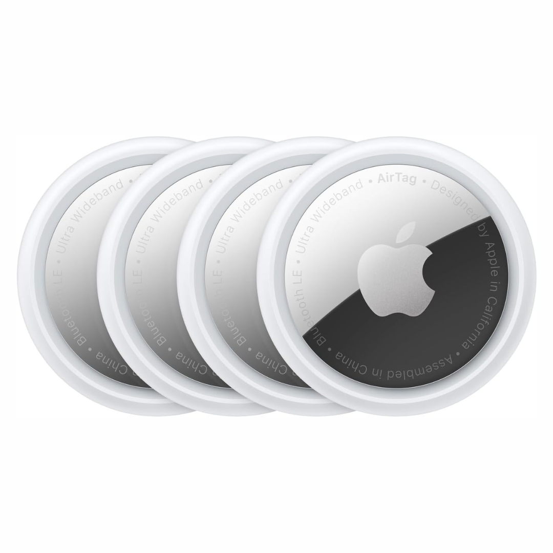 4-Pack Apple AirTags Sleek Tracking Devices (MX542LL/A, 2024)